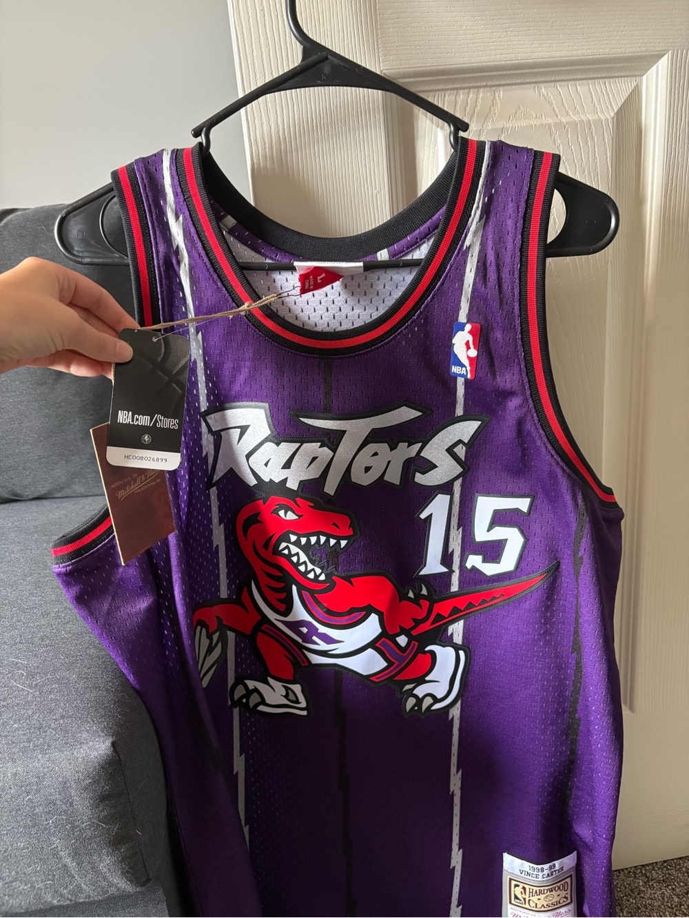 Raptors Vince Carter #15 Jersey
